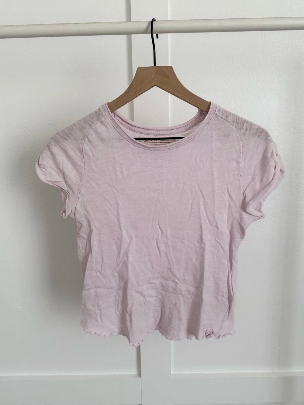 Free People Pink Short Sleeve Tee